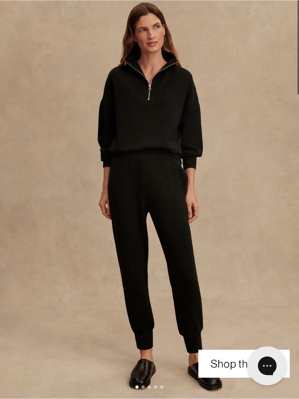 VARLEY Black Double Soft Jogger Set (XS)